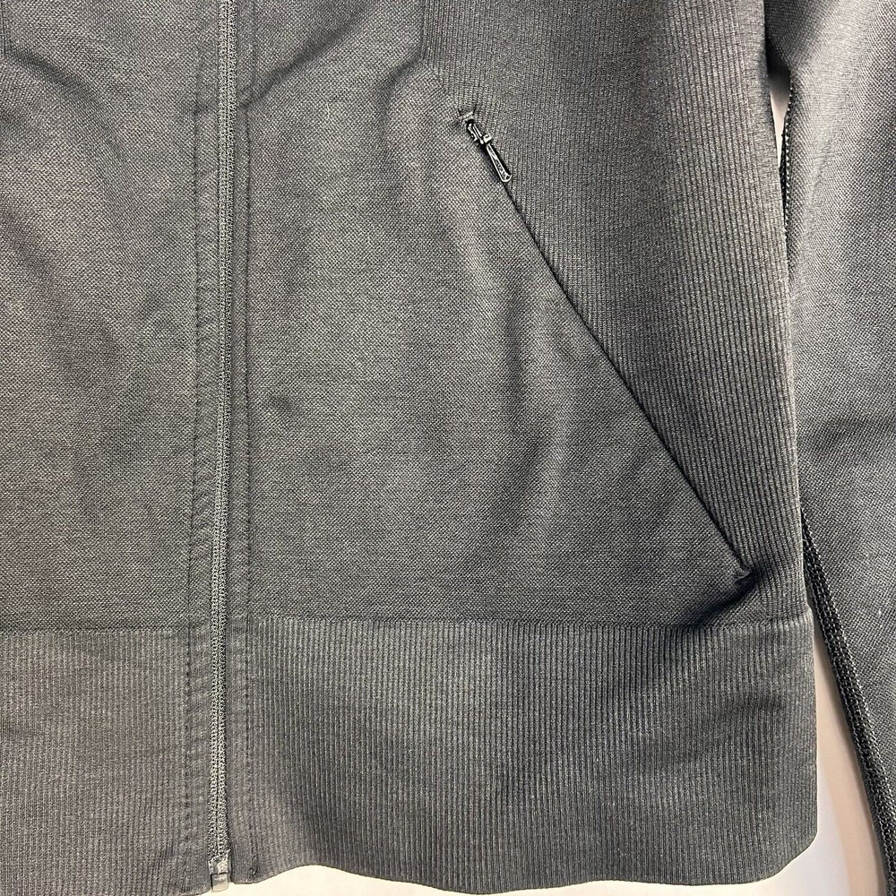 Ivy Park Athletic Jacket Womens S/M Black Mesh Long Sleeve Thumb hole Cuffs - Picture 6 of 16